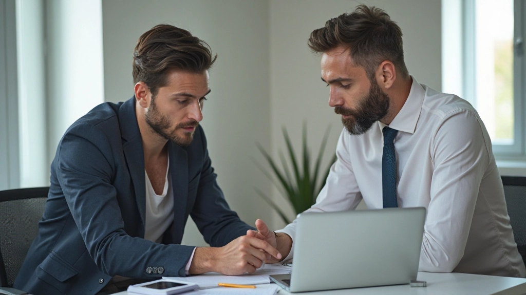 Команда маркетологов проводит мозговой штурм с стикерами и диаграммами на доске